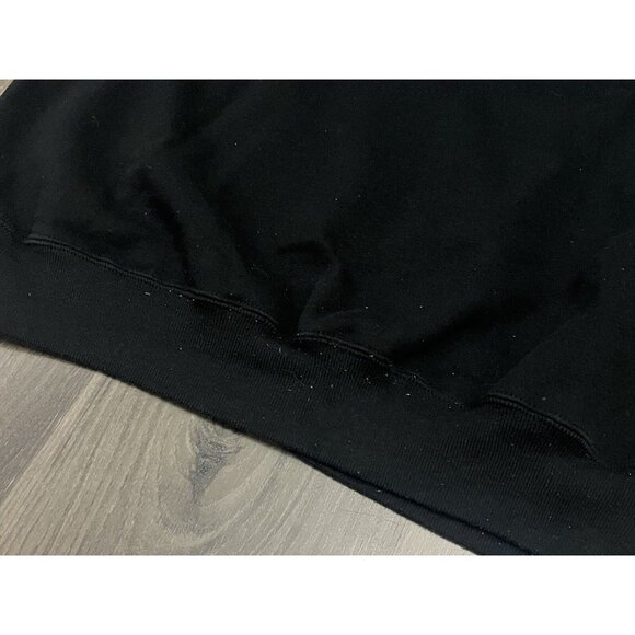 Vintage Sweatshirt Jerzees Mens XL Black Sabers Plaid Logo 90s Super Sweats USA - Picture 6 of 6